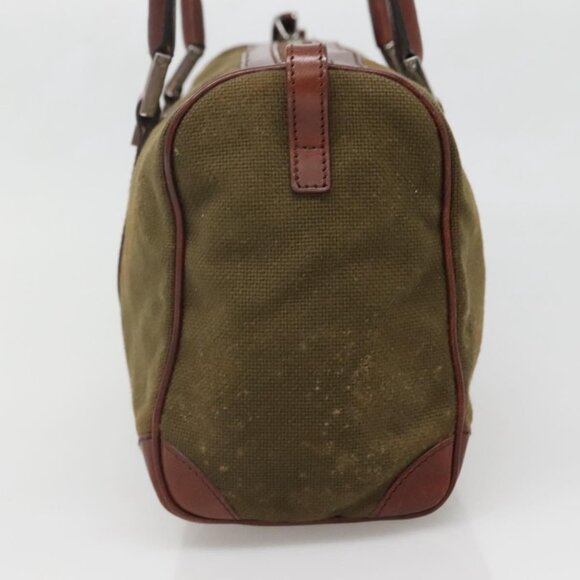 GUCCI Hand Bag Canvas Leather Khaki Brown 30458 Auth 135059 - Picture 5 of 16